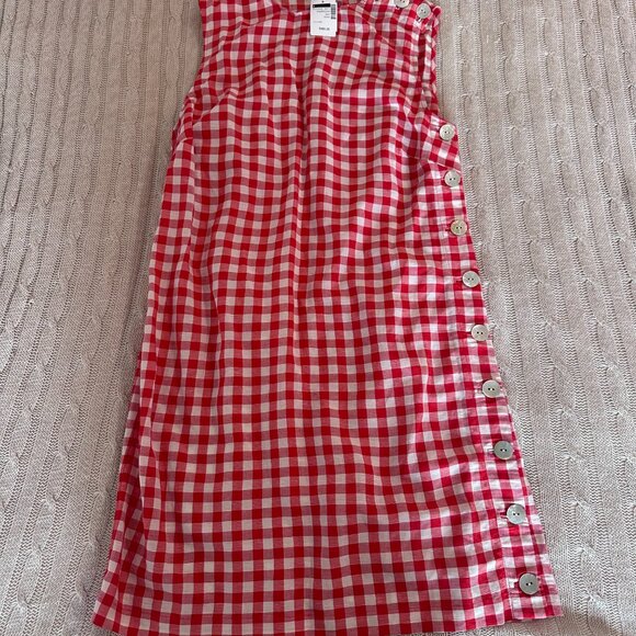 Coralie Shift Dress In Gingham Print Size 6 NWT - Picture 6 of 9
